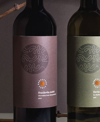 Posolstvo vinice na fľaši